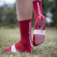 Load image into Gallery viewer, Pure Grip Socks Pro Red