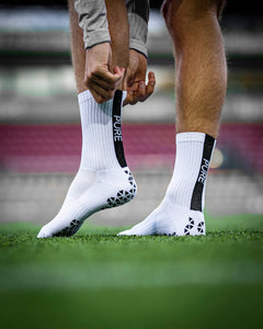 Pure Grip Socks White