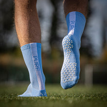 Load image into Gallery viewer, Pure Grip Socks Light Blue