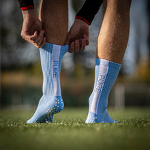 Load image into Gallery viewer, Pure Grip Socks Light Blue