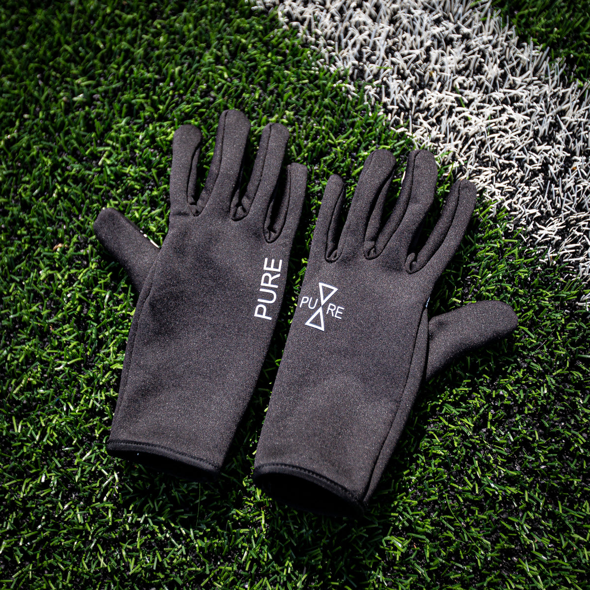 Pure Grip Player Gloves - Black/White - Size L