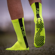 Load image into Gallery viewer, Pure Grip Socks Neon Yellow