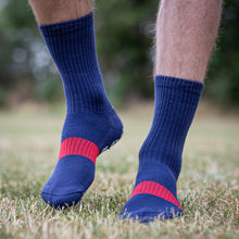 Load image into Gallery viewer, Pure Grip Socks Pro Navy Blue