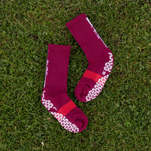 Load image into Gallery viewer, Pure Grip Socks Pro Maroon
