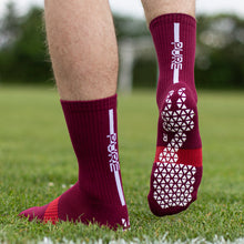 Load image into Gallery viewer, Pure Grip Socks Pro Maroon