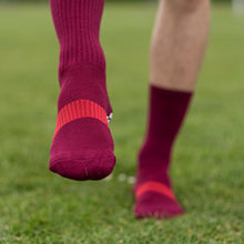 Load image into Gallery viewer, Pure Grip Socks Pro Maroon