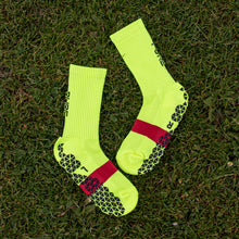 Load image into Gallery viewer, Pure Grip Socks Pro Neon Yellow