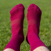 Load image into Gallery viewer, Pure Grip Socks Pro Stealth Maroon
