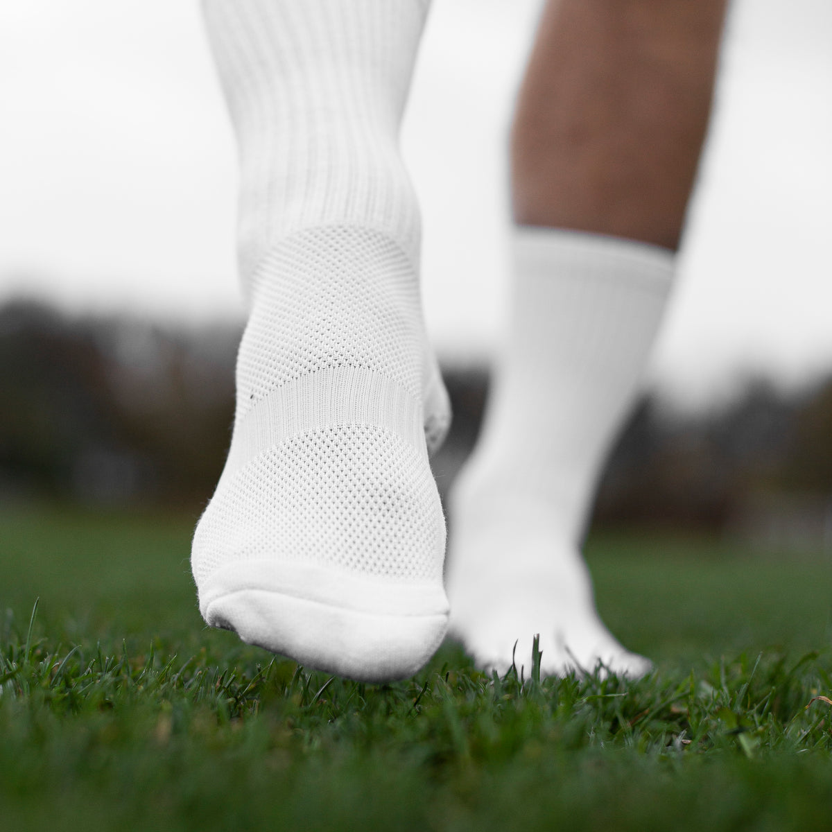 White Performance Grip Socks, Sports Grip Socks – Sidas