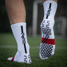 Load image into Gallery viewer, Pure Grip Socks Pro White