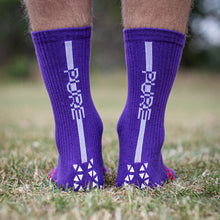 Load image into Gallery viewer, Pure Grip Socks Pro Purple