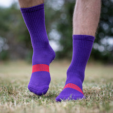 Load image into Gallery viewer, Pure Grip Socks Pro Purple