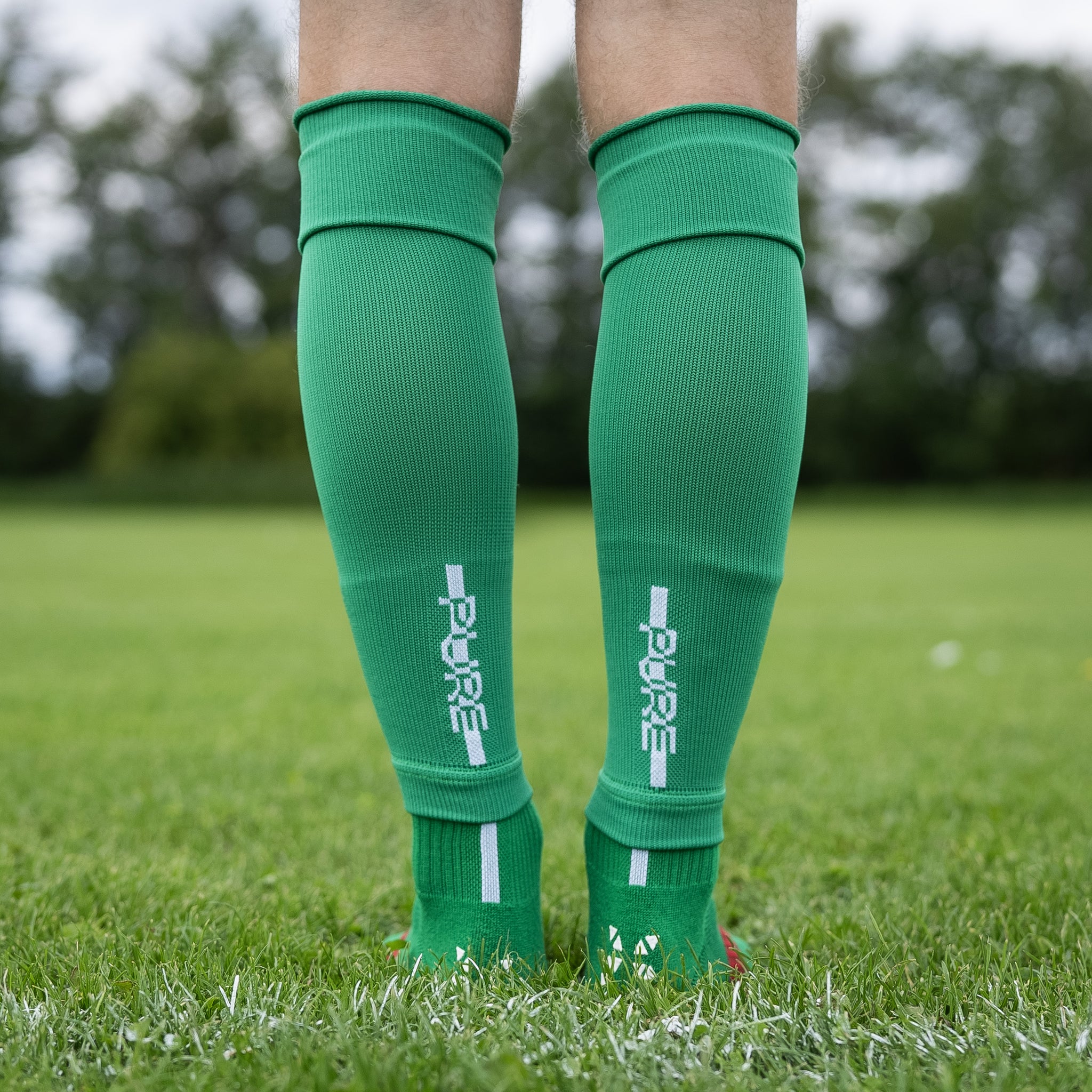 Pure Sleeves Classic (Long) Green – Pure Grip Socks