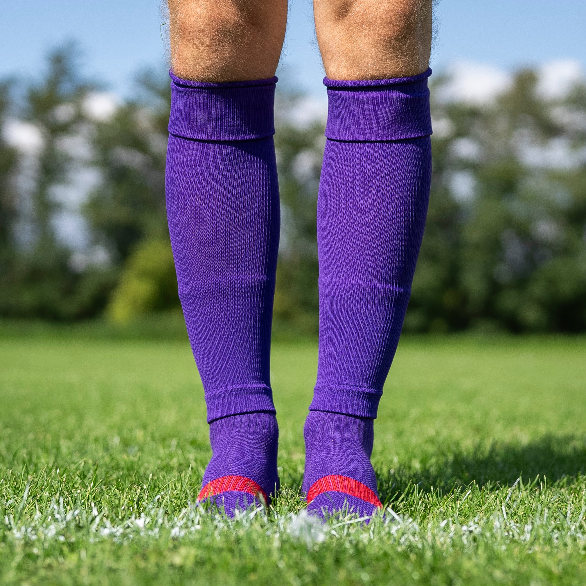 Pure Sleeves Classic (Long) Purple – Pure Grip Socks