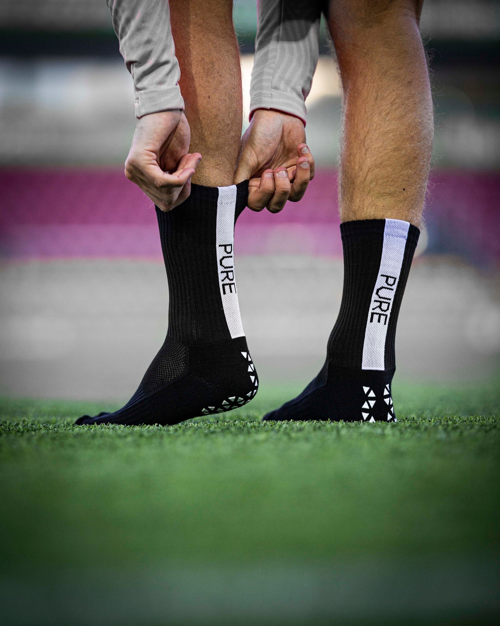Lux Grip Socks vs. Pure Grip Socks