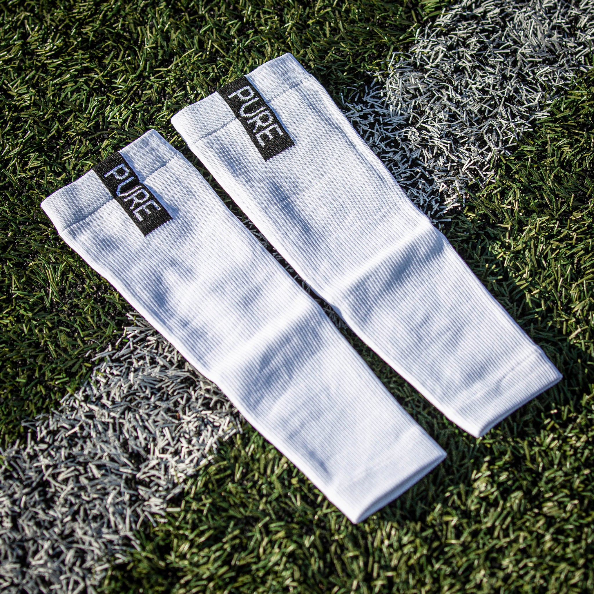 Pure Sleeves White – Pure Grip Socks