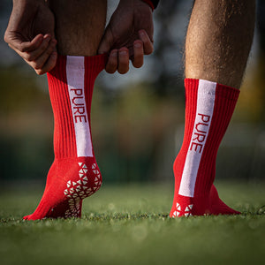 Pure Sleeves Stealth Red – Pure Grip Socks