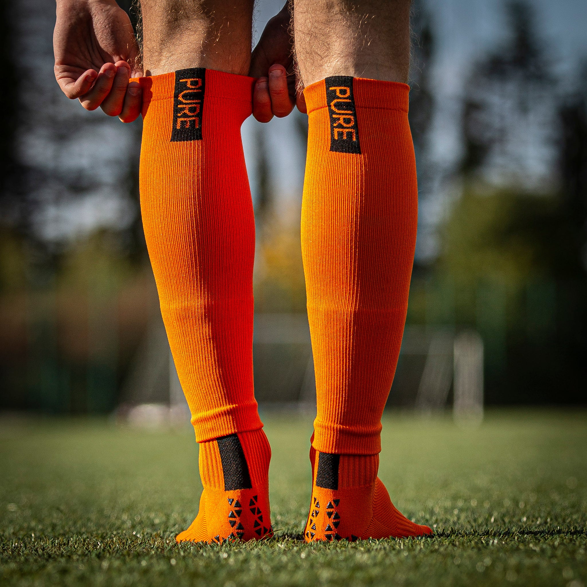 Pure Sleeves Orange – Pure Grip Socks