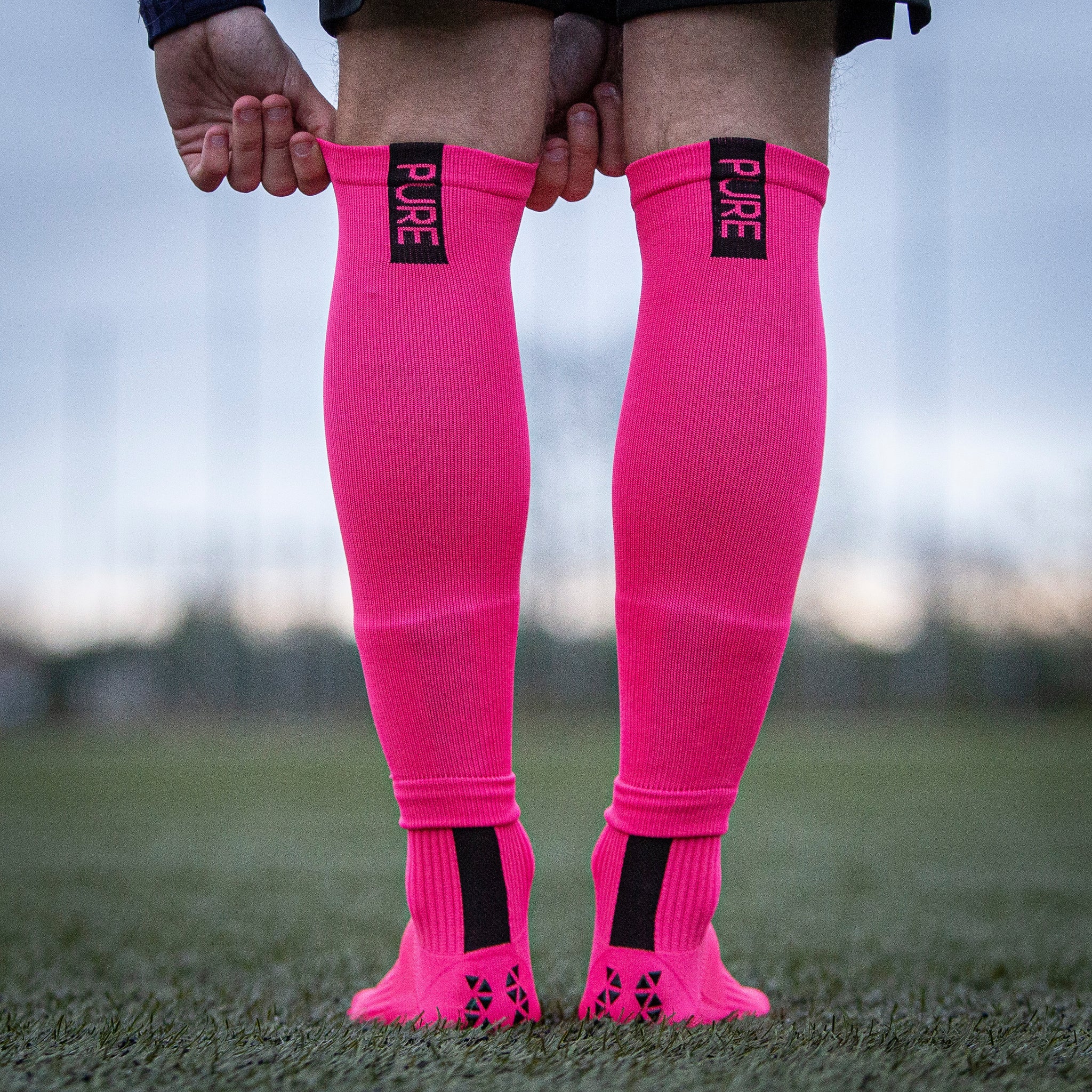 Pure Sleeves Pink – Pure Grip Socks
