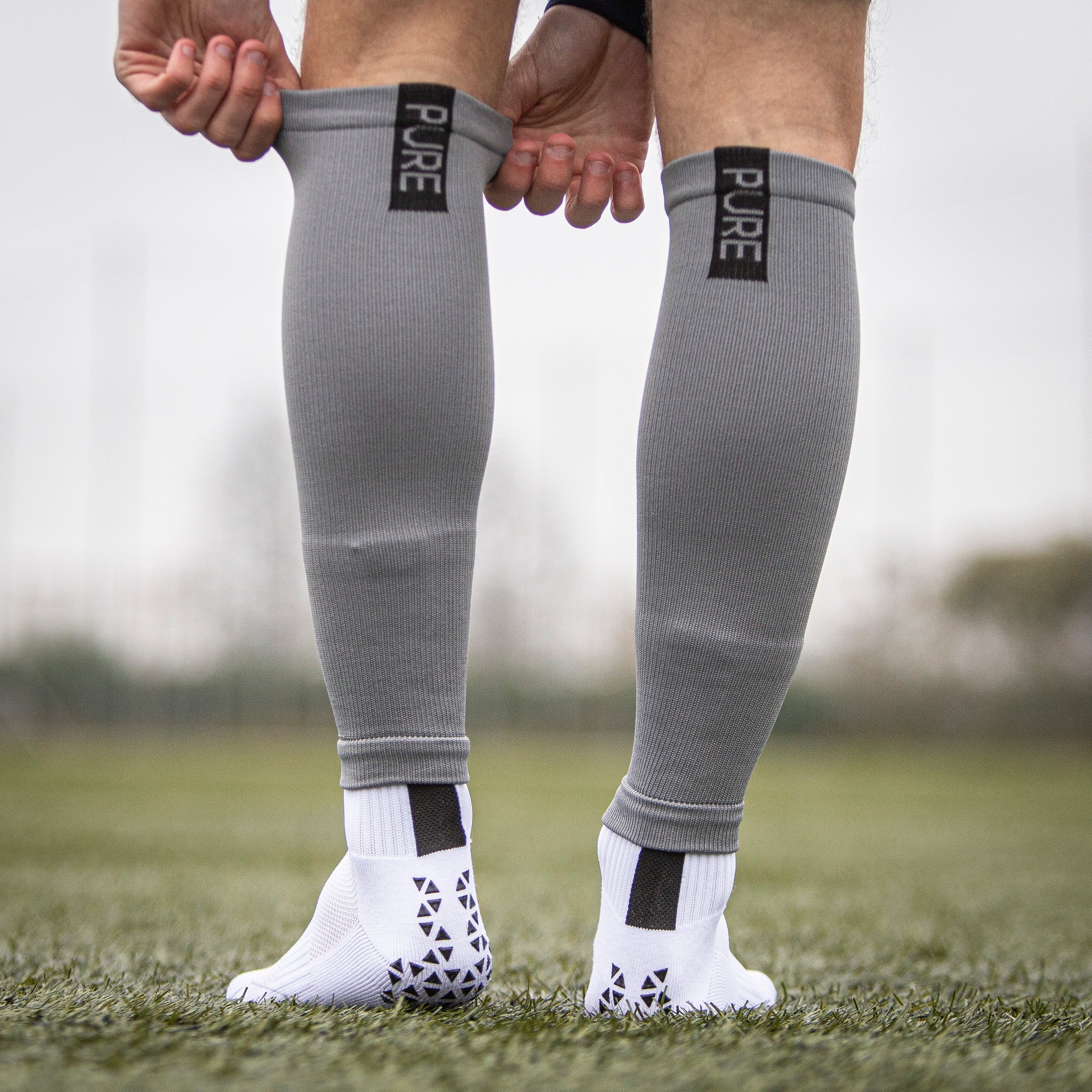 Pure Sleeves Grey – Pure Grip Socks