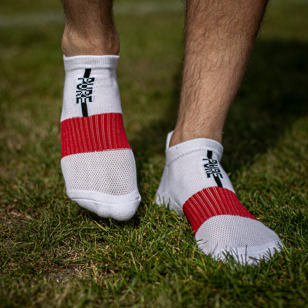 Pure Grip Socks Pro Ankle Cut White