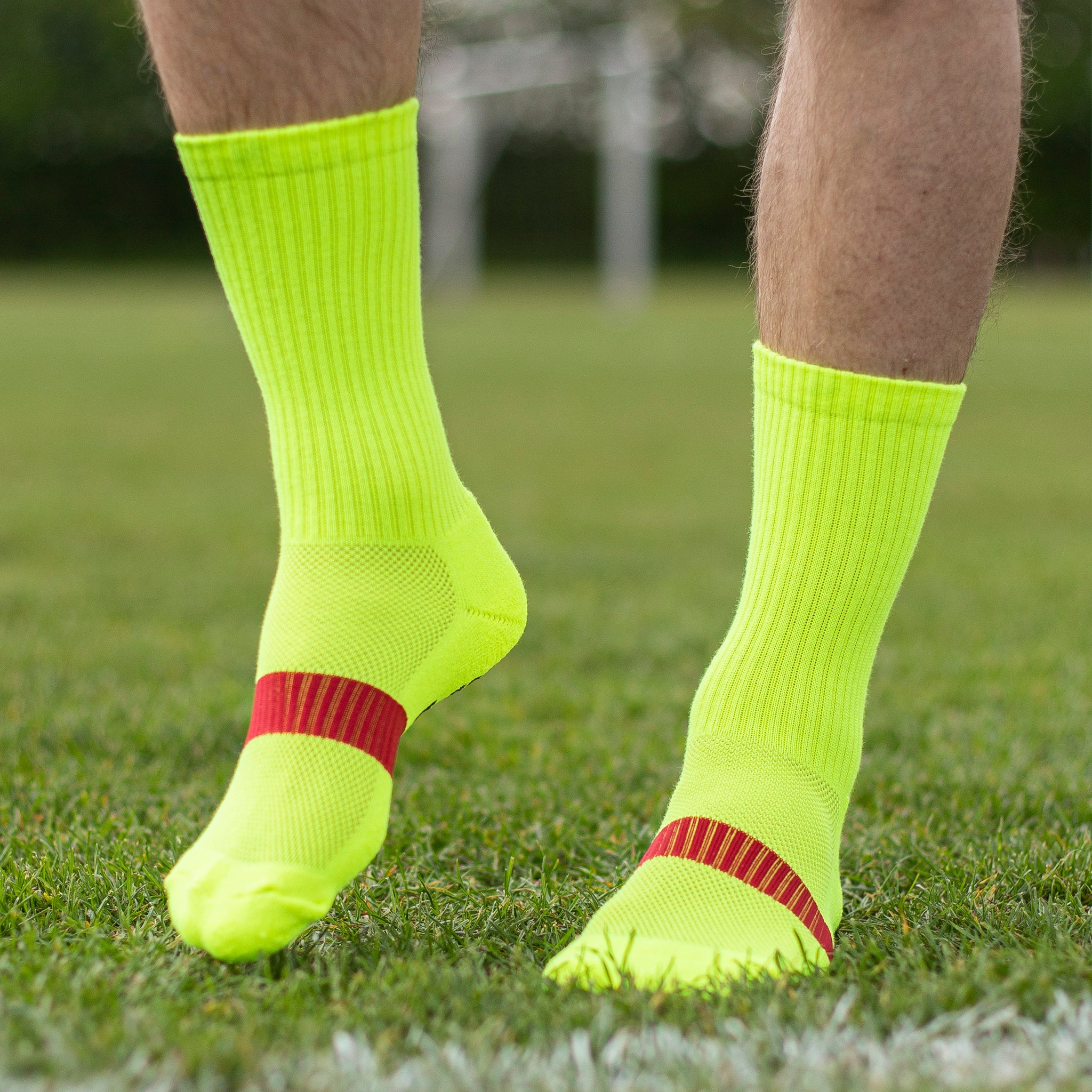 mens neon dress socks George Men's Fashion Crew Sock, Size: 6-12, Yellow