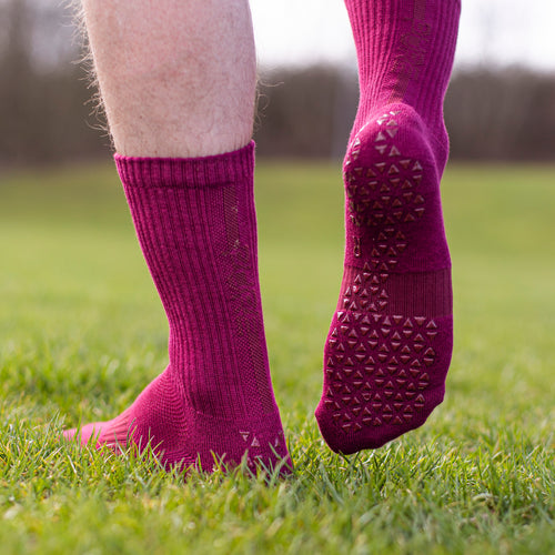 Pure Barre Pink Ribbon Sticky Socks