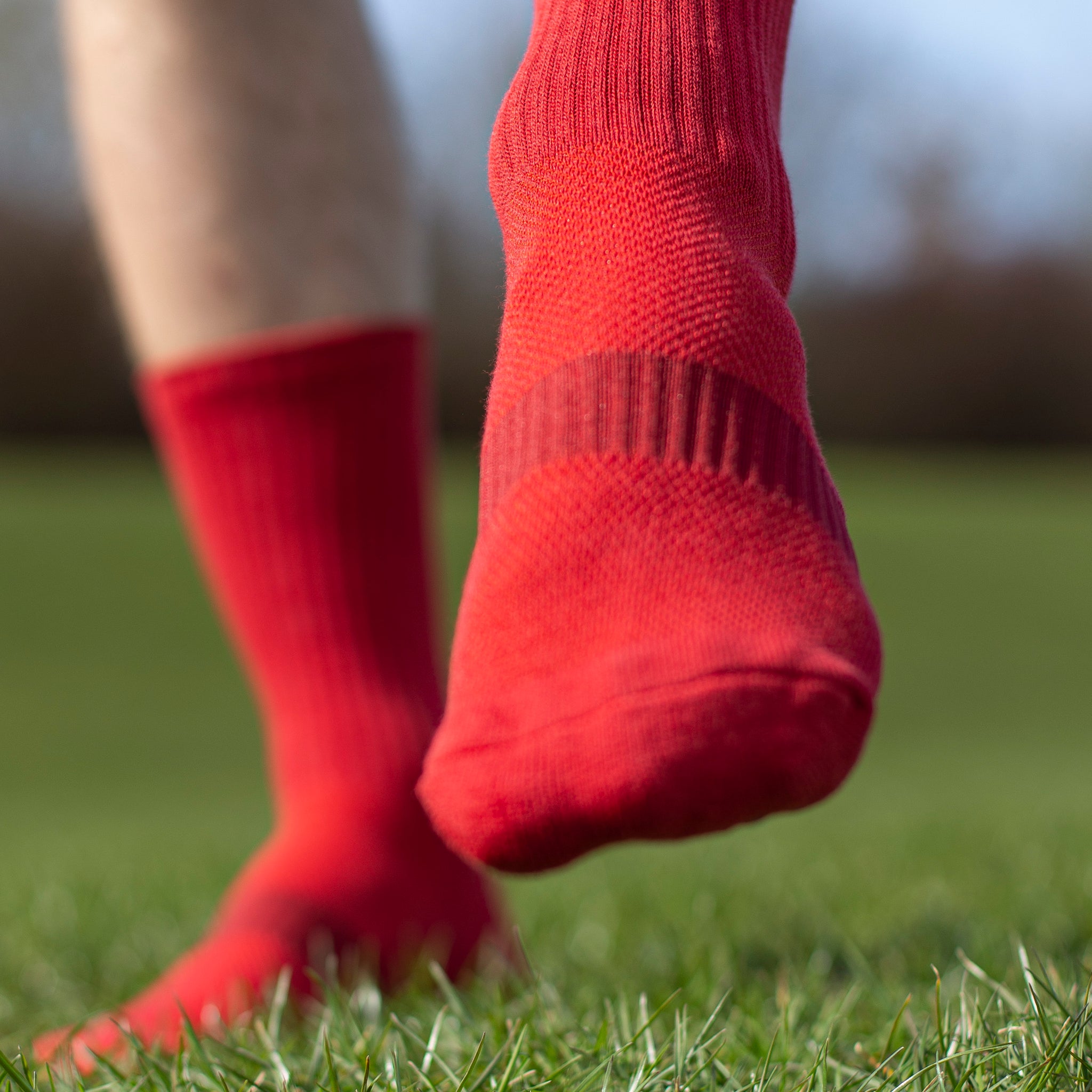 Red and Black Grip Socks – GRIPTEC