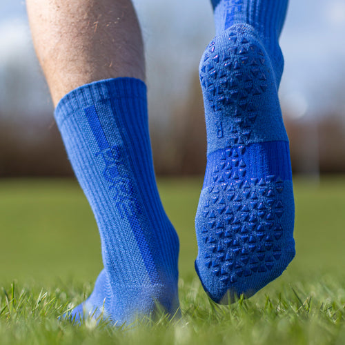 Pure Athlete Grip Socks Soccer - Non Slip Black Sticky Gripper Crew Sock  for Men, 3 Pairs - Black-grey, Small : : Sports & Outdoors