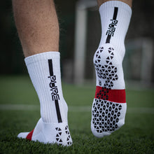 Load image into Gallery viewer, Pure Grip Socks Pro White
