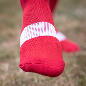 Pure Grip Socks - Red & White